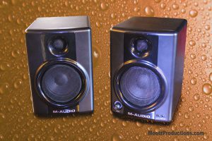 M audio Studio Speakers M-Audio AV 40 Studiophile Monitors Best Value Budget Speakers