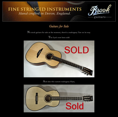 Brook Guitars Shop